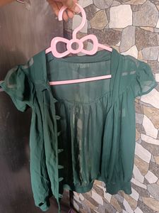 Branded Crop Shirt For Women