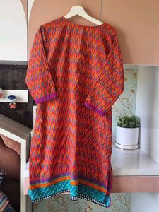 3XL Women&#39;s Cotton A-Line Printed Kurta