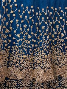 Dark Blue Festive Lehenga