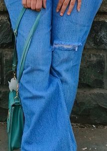 Ripped Light Wash Jeans