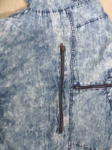 Acid Wash Denim Jacket