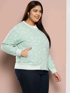 Sztori Women Full Sleeve Printed Sweatshirt