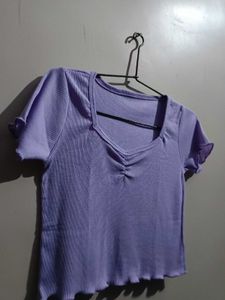 Preety Lavender Korean Top