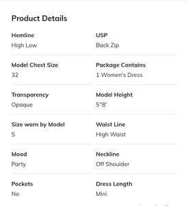 Off-Shoulder Mini Skater Dress with Back Zip