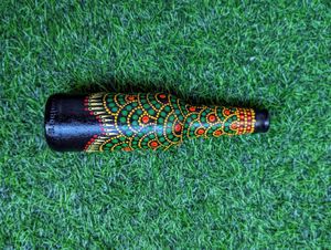 Handpainted Dot Mandala Art On Glass Bottle