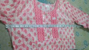 NEW Pink Printed Kurta with Palazzos