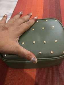 Chic Green Crossbody Bag