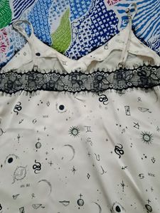 Peace&amp;chaos Lace Detailed Unique Top