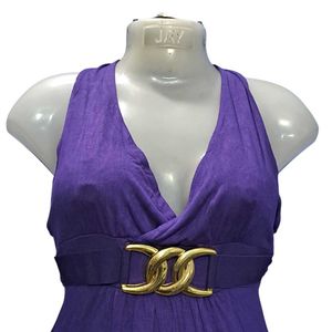 Purple Halter Top