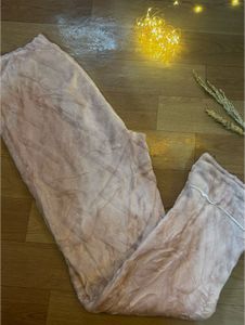 Cozy Pink Fuzzy Lounge Pants