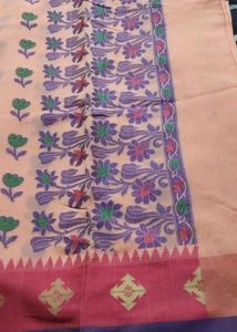 eeBeutiful Saree Pure Cotton Blouse Ready To Wear