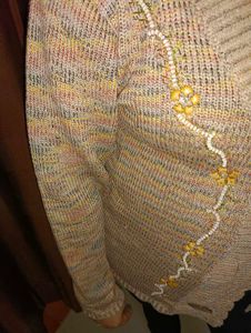 Mouse Colour Sweater With Embroidery
