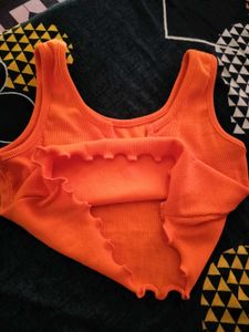 Orange Tank Top