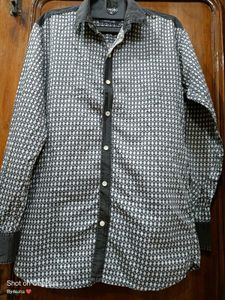 Men's Patterned Long Sleeve Shirt