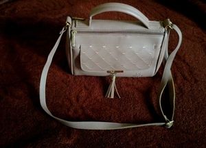 Kimly Taupe Crossbody Bag With Free Gift