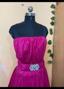 Hot Pink Tube Dress