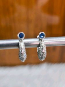 925 Silver Sterling Blue Stone Bali