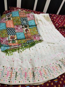 Block Print Lehenga Set