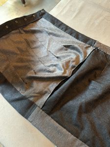 Side Slit With Press Buttons Two Tone Mini