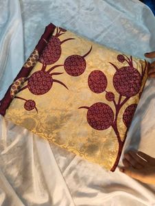 Elegant Maroon Saree