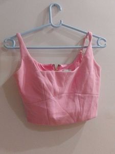 Pink Corset Style Top
