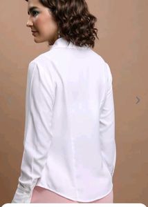 White Formal Shirt For Women