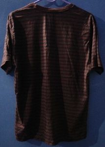 Jockey Striped Tshirt - Burgundy and Navy Blue
