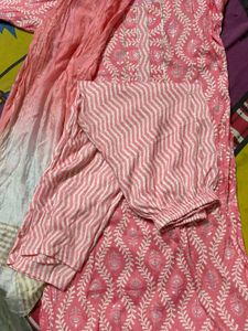 Printed Kurta Set With Dupatta