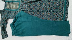 Sea Green &amp; Blue Nayra Suit