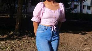 Pink Puff Sleeve Top