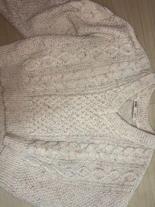 Cable Knit V-Neck Sweater