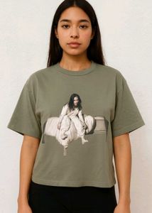 Olive Green Graphic Tee