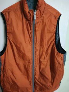 Nike Puffer Gilet Jacket Reversible Half Sleeves