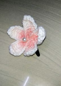 Crochet Flower Hair Clip🌼✨