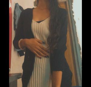 Ribbed Knit Midi Dress