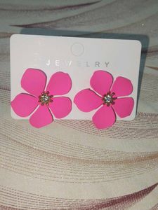 Pink Flora Earrings
