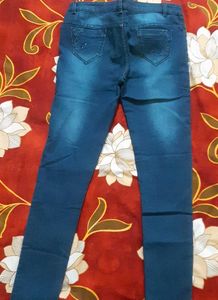 Distressed Denim Jeans