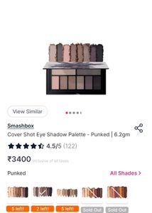 Smashbox Color Shot Eyeshadow Pallette