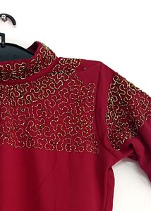 Red Party Wear Kurti