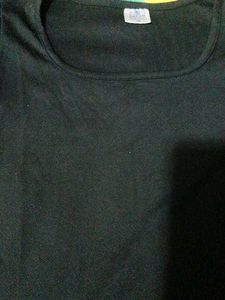 Black Puff Sleeve Top