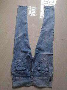 4 Items Jeans Girls&#39; Striped Denim Joggers✨️