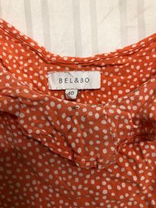 Bel &amp; Bo Orange Sleeveless Top