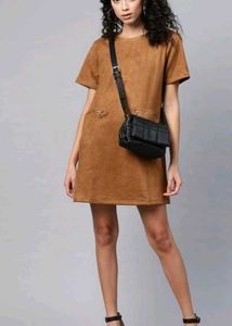 Brown Shift Dress