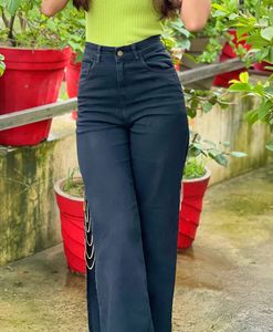 Embellished Black Jeans