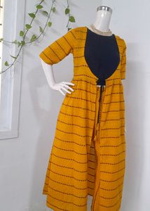 Haldi | Layered Kurta with Trousers