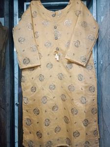 Chandesari Silk Long Kurta