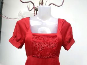 Korean Rustic Flared Mini Dress
