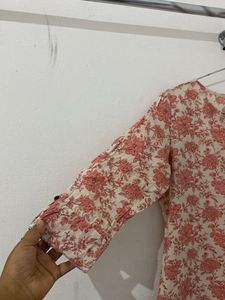 Floral Print Kurta