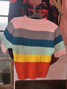 Its A Rainbow Crop Top