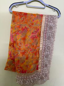 Elegant Orange Dupatta